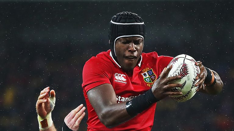 Maro Itoje was at the heart of the Lions attacks at Eden Park