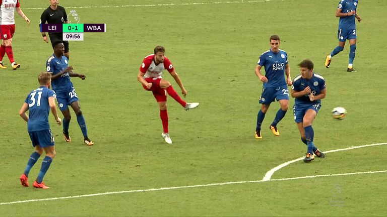 Jay Rodriguez scored a stunner just minutes into the PL Asia Trophy clash with Leicester