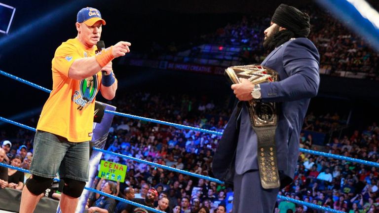 John Cena, desperate for his 17th world title in WWE, demanded a championship against Jinder Mahal at SummerSlam.