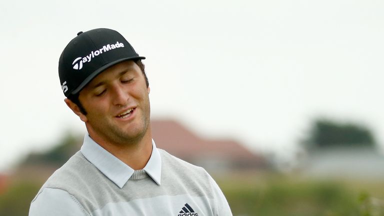 Jon Rahm endured a frustrating second round at Royal Birkdale