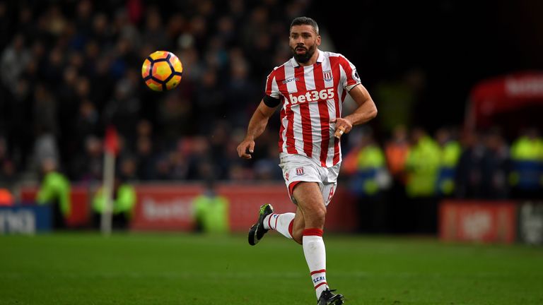 STOKE ON TRENT, ENGLAND - DECEMBER 03:  Jonathan Walters of Stoke City during the Premier League match between Stoke City and Burnley 