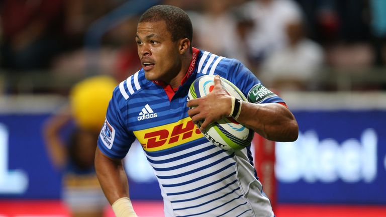 CAPE TOWN, SOUTH AFRICA - APRIL 08: Juan de Jongh of the Stormers during the Super Rugby match between DHL Stormers and Sunwolves at DHL Newlands Stadium o