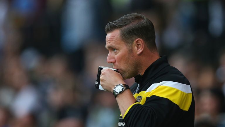 NOTTINGHAM, ENGLAND - JULY 19:  Kevin Nolan the manager of Notts County looks on during a pre-season friendly match between Notts County and Nottingham For