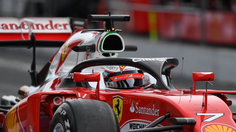 www.sutton-images.com..Kimi Raikkonen (FIN) Ferrari SF16-H with halo at Formula One Testing, Day Three, Barcelona, Spain, Thursday 3 March 2016.