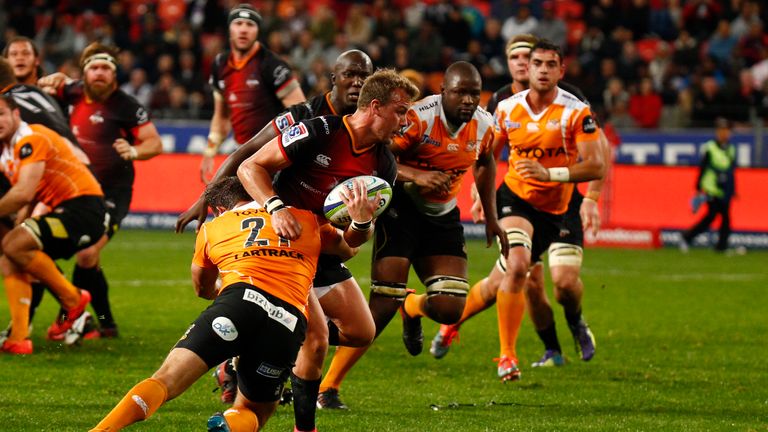 PORT ELIZABETH, SOUTH AFRICA - JULY 14:  Rudi van Rooyen of the Southern Kings during the Super Rugby match between Southern Kings and Toyota Cheetahs at N