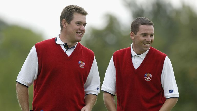 Westwood and Garcia enjoyed a successful Ryder Cup partnership, starting in 2002