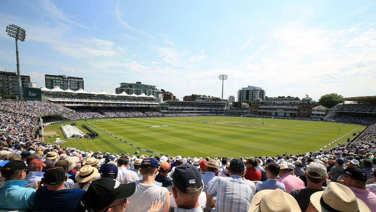 General view of Lord's on day one fo the 1st Investec Test match between England and South Africa