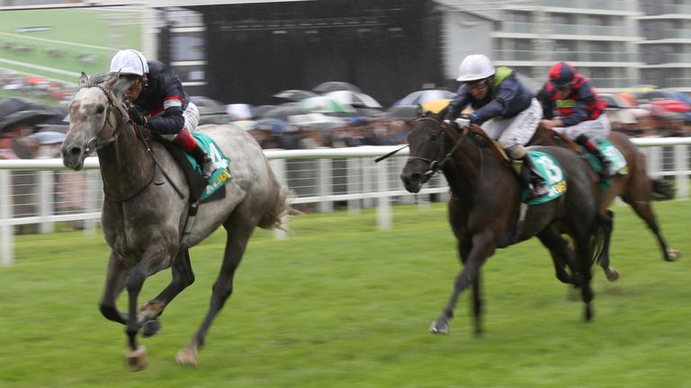 Magical Memory comes home to win the bet365 Hackwood Stakes