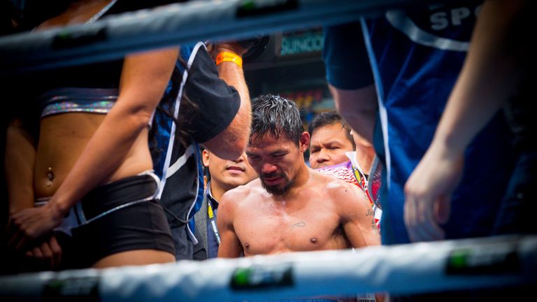 Has age finally caught up Filipino great Manny Pacquiao?