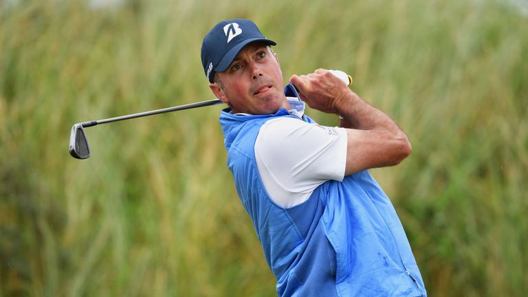 SOUTHPORT, ENGLAND - JULY 23:  Matt Kuchar of the United States hits his tee shot on the 12th hole during the final round of the 146th Open Championship at