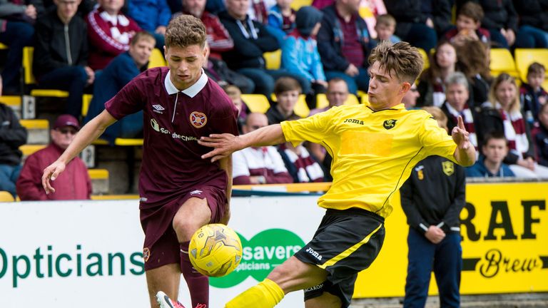 Knox in pre-season action for Livingston against Hearts 