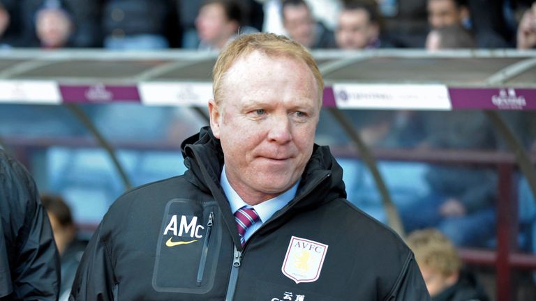 Alex McLeish led Aston Villa to a 16th place finish in the Premier League in the 2011-12 season