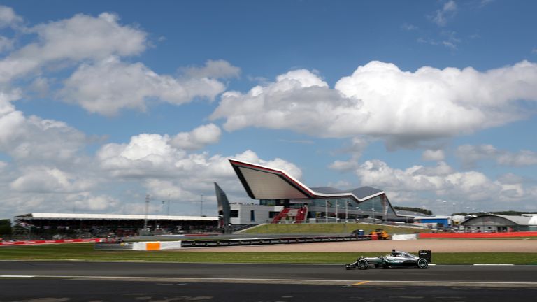 Mercedes' Lewis Hamilton during the 2016 British Grand Prix at Silverstone Circuit, Towcester.