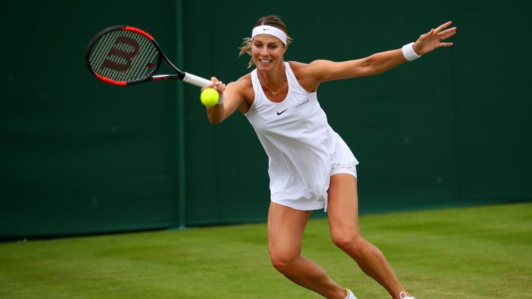 Mandy Minella was defeated by Francesca Schiavone in the first round yesterday