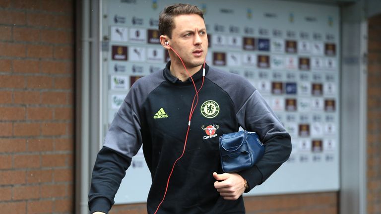 Chelsea's Nemanja Matic arrives prior to the Premier League match at Turf Moor, Burnley, 12 February 2017