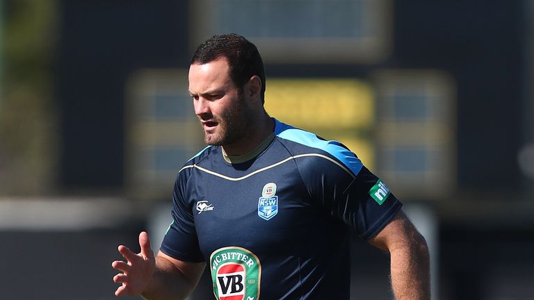 KINGSCLIFF, AUSTRALIA - JULY 08:  Boyd Cordner during a New South Wales Blues State of Origin Training Session on July 8, 2017 in Kingscliff, Australia.  (