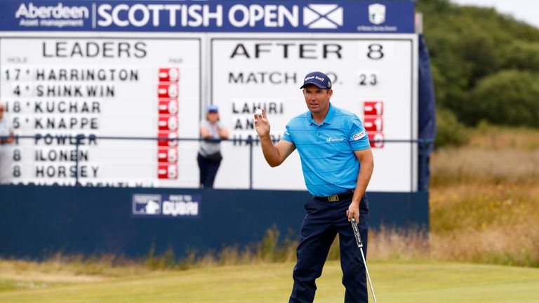 Harrington is not fazed by a 13-shot difference between his third and final rounds at Dundonald