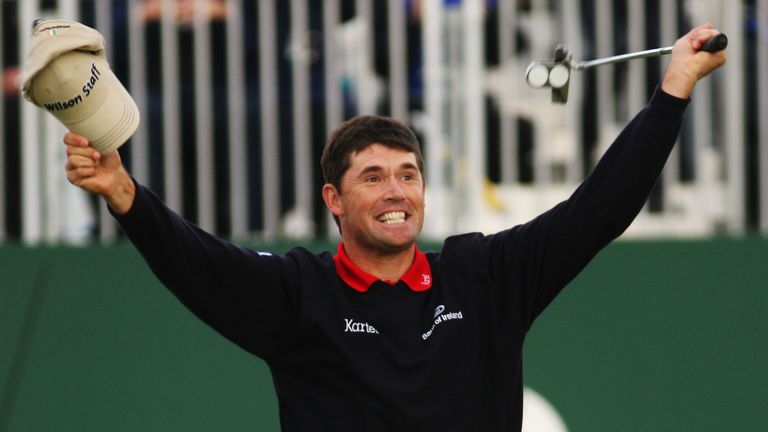 Harrington nails the winning putt and became the first Irishman to win The Open for 60 years
