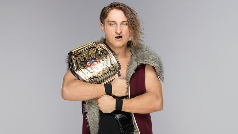 Pete Dunne, known as the 'Bruiserweight' by fans, is determined to fly the flag for British wrestlers in WWE.