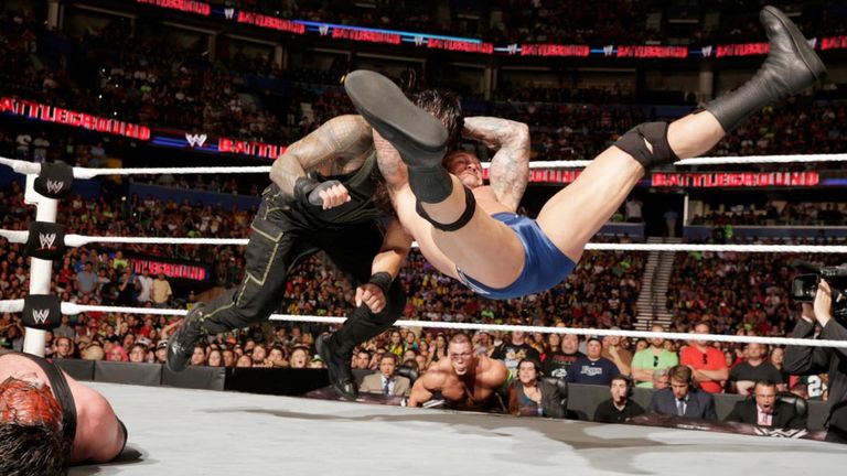 Randy Orton was unsuccessful at Battleground 2014 despite hitting Roman Reigns with an RKO during the Fatal 4-way for the WWE Championship.