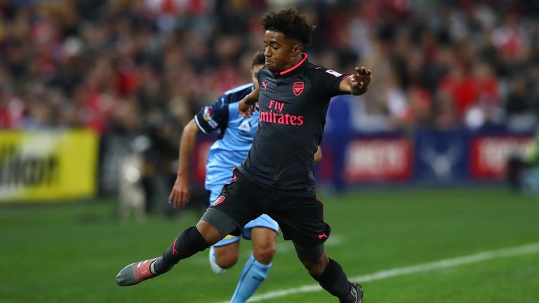 Reiss Nelson caught the eye during Arsenal's friendly win in Sydney