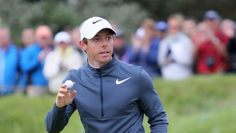 McIlroy battled hard to save pars after the turn, but dropped shots at 13 and 15