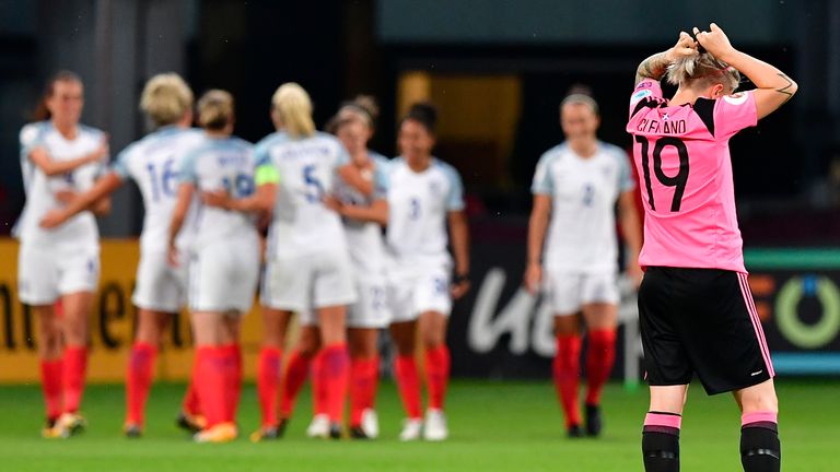 Scotland were thumped 6-0 by England on Wednesday night 