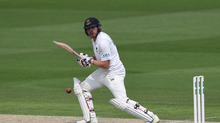 HOVE, ENGLAND - JUNE 02:  Stiaan van Zyl of Sussex in action during the Specsavers County Championship Division Two match between Sussex and Worcestershire
