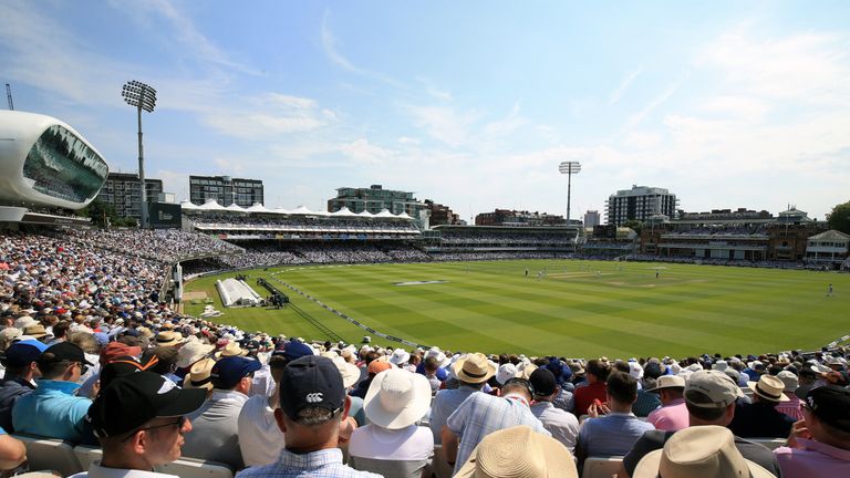 General view of Lord's on day one fo the 1st Investec Test match between England and South Africa