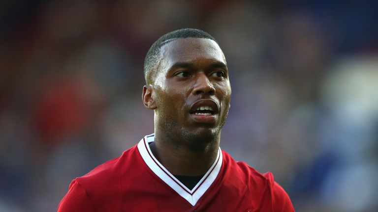 BIRKENHEAD, ENGLAND - JULY 12:  Daniel Sturridge of Liverpool during a pre-season friendly match between Tranmere Rovers and Liverpool at Prenton Park on J