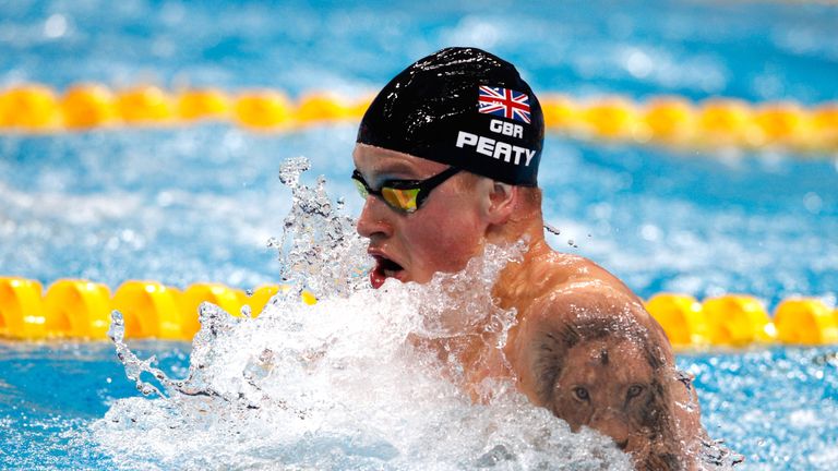 A sensational leg from Adam Peaty could not quite lift the British team to gold
