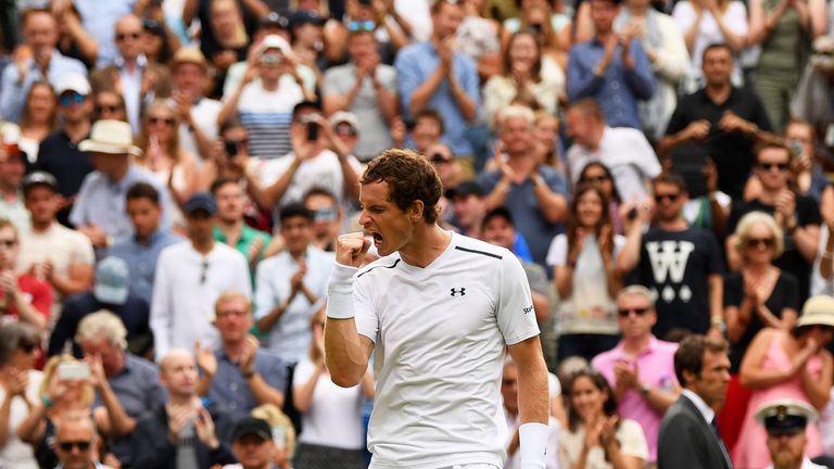 Andy Murray his first round defeat of Alexander Bublik at Wimbledon