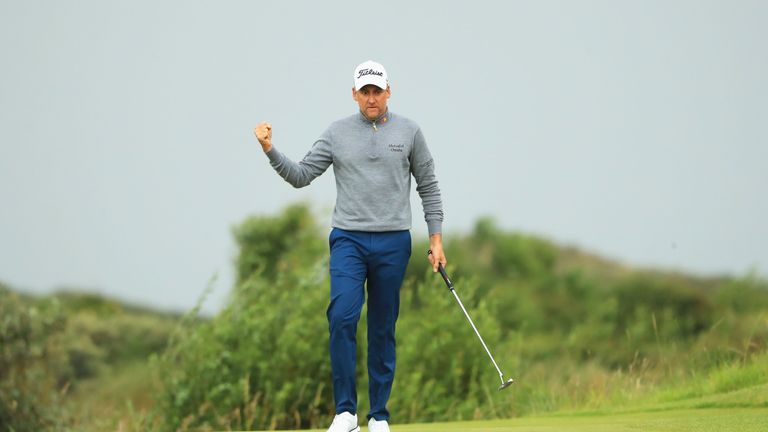 Ian Poulter had 16 pars on his card in his battling second round