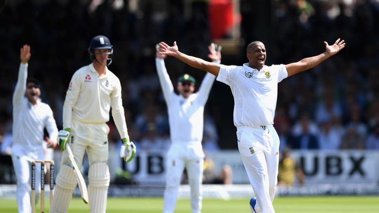 Philander dismissed Jennings as South Africa made early inroads