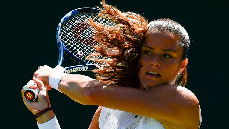 Mark Petchey has been coaching Johanna Konta's next opponent, Maria Sakkari