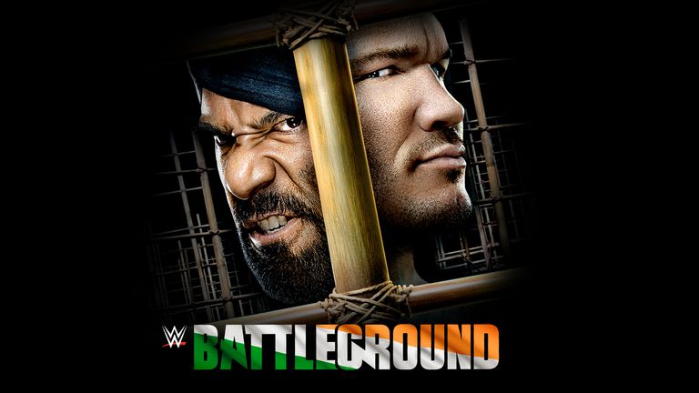 Jinder Mahal defends his WWE Championship against Randy Orton in a 'Punjabi Prison' at WWE Battleground.