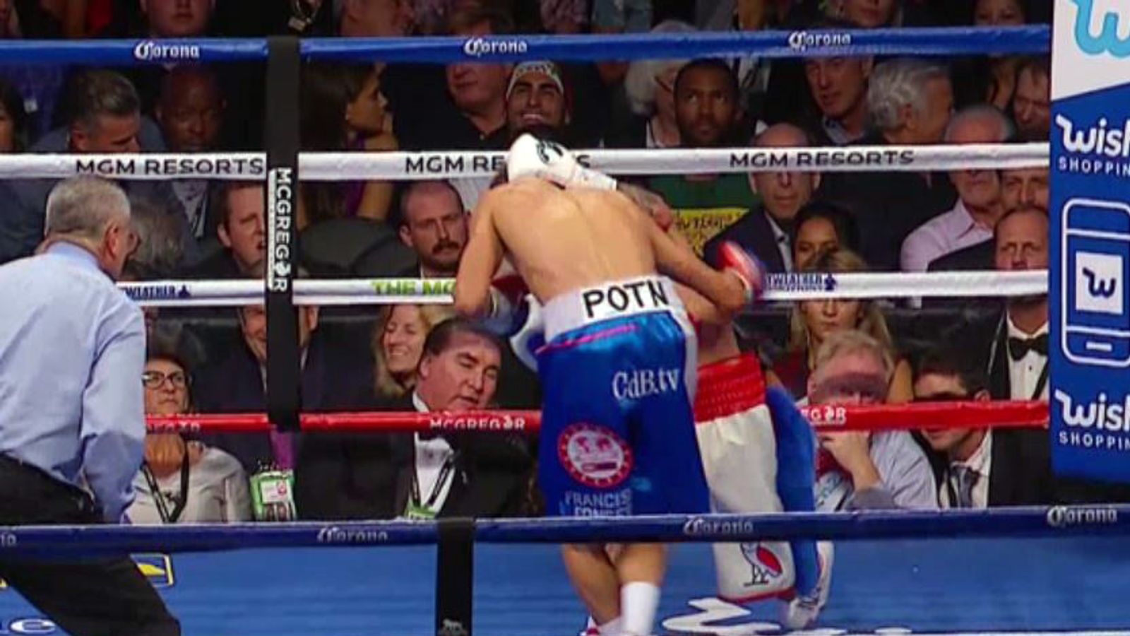 Mayweather vs McGregor Gervonta Davis stops Francisco Fonseca in the