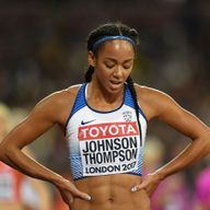 Katarina Johnson-Thompson was left to reflect on disappointment in the heptathlon