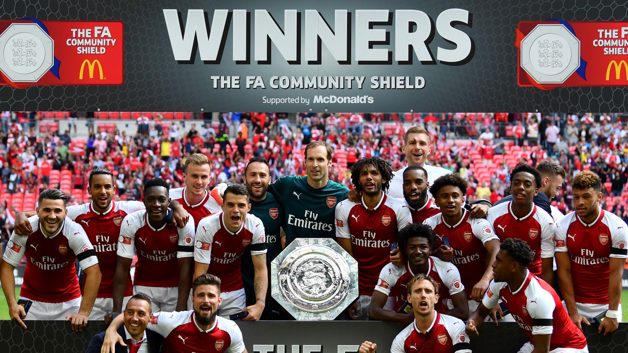 Arsenal 1-1 Chelsea Community Shield report: Gunners win ABBA