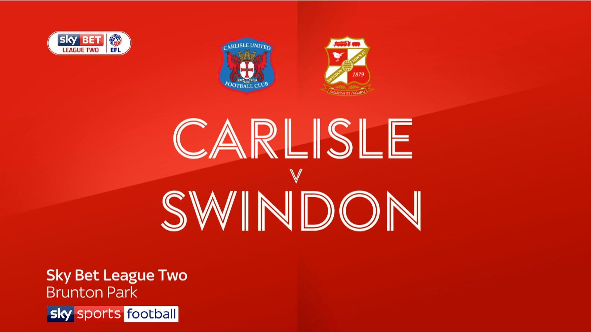 Carlisle v Swindon preview Football News Sky Sports
