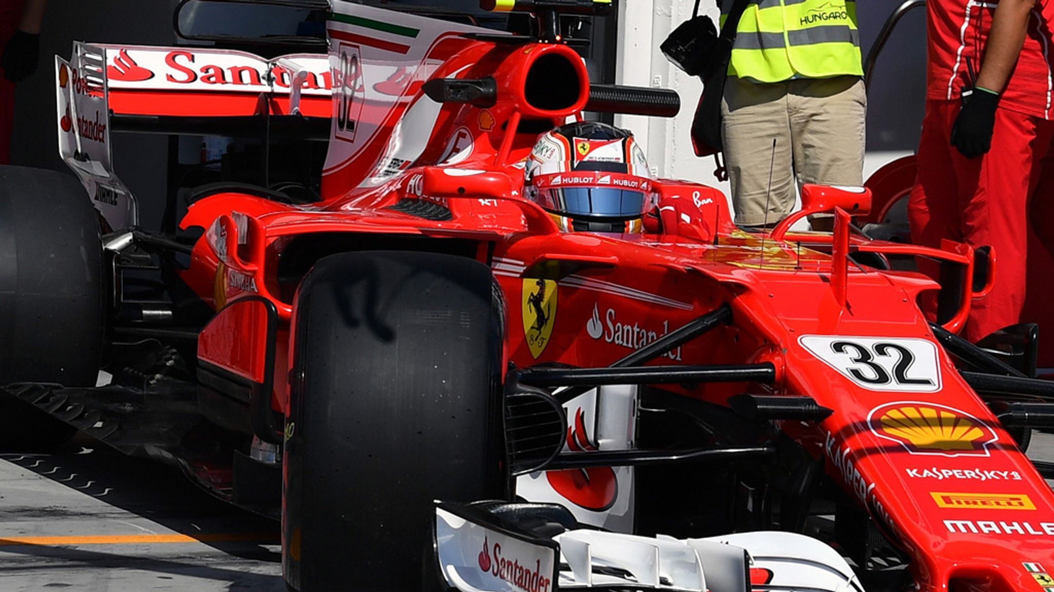 F1 Hungary Test Charles Leclerc Fastest On 17 Ferrari Debut F1 News