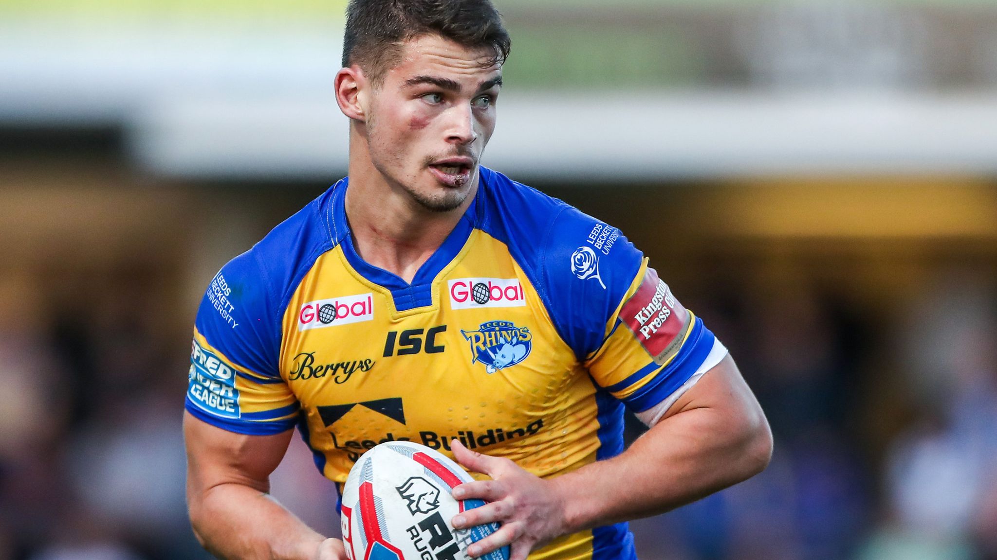 Leeds United star vows to attend Rhinos games after taste of rugby league