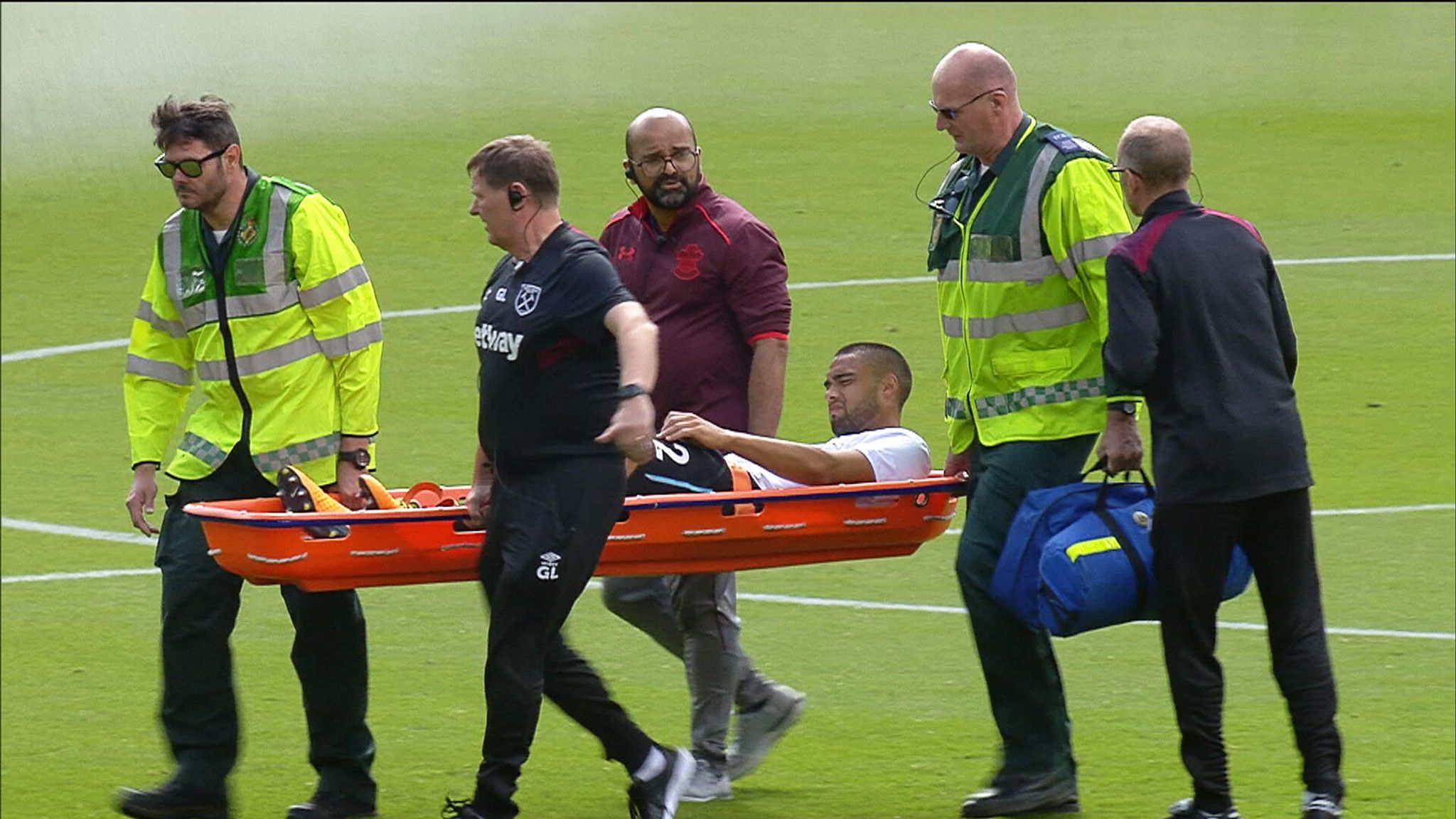 Winston Reid calf injury 'not serious' after West Ham defender ...