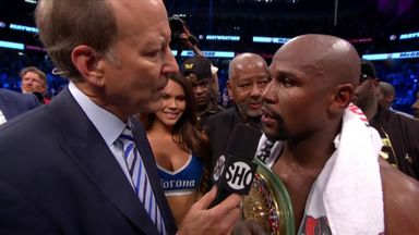 Mayweather: I was the better man