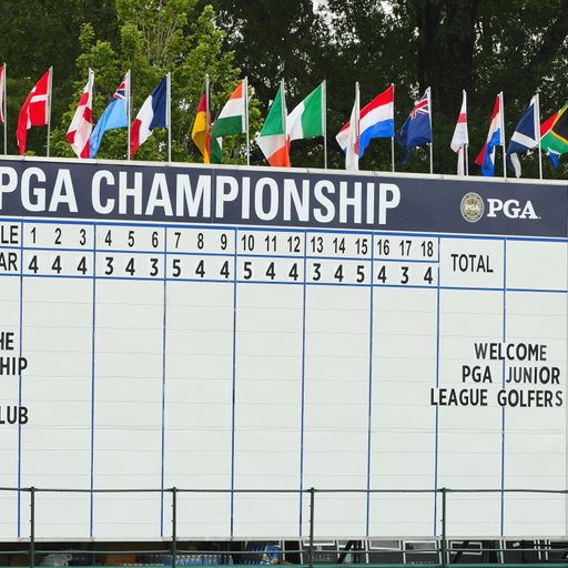 PGA Championship: Latest leaderboard
