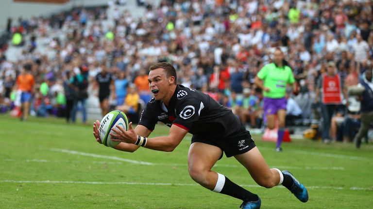 Curwin Bosch in action for the Sharks this year