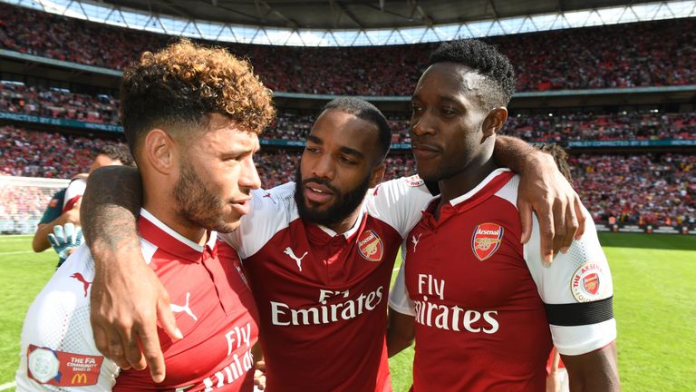 Alex Oxlade-Chamberlain started Arsenal's Community Shield win over Chelsea