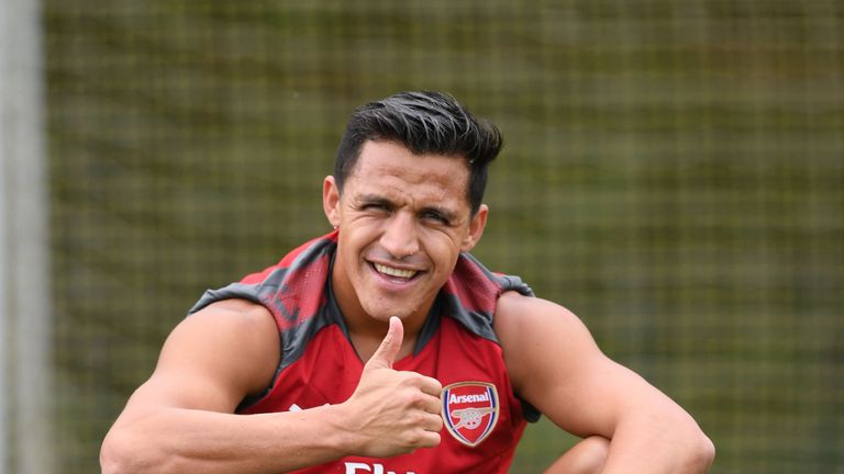 Alexis Sanchez is back in London following an extended leave of absence