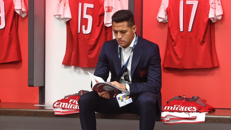 LONDON, ENGLAND - AUGUST 06: of Arsenal during the FA Community Shield match between Chelsea and Arsenal at 