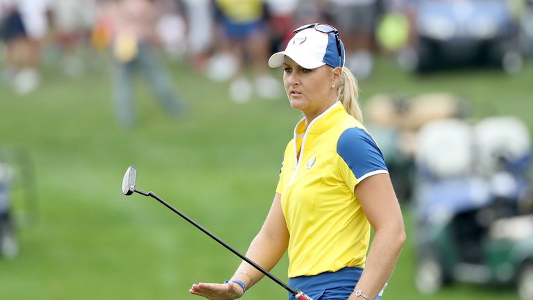 Anna Nordqvist made several big birdie putts as she made it three wins out of three